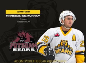Commitment Alert | Smiths Falls Bears’ Finnegan Kilmurray Commits to NCAA Potsdam University