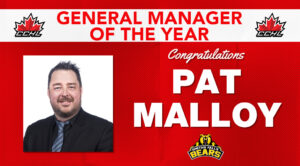 Bears’ Pat Malloy Named General Manager of the Year
