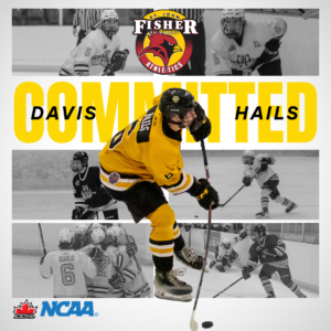 BEARS DEFENSEMAN DAVIS HAILS COMMITS TO NCAA ST. JOHN FISHER UNIVERSITY